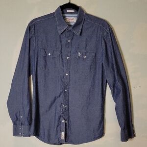 Men's Blue Denim Shirt
